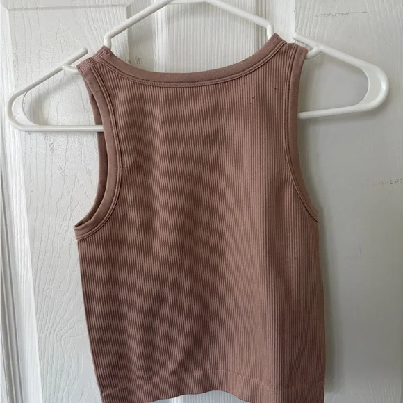 J.o&co Ribbed Tan Tank Top - Picture 3 of 3